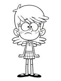 Luna Loud Coloring Page | 1001coloring.com