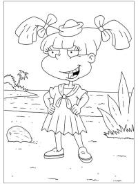 Angelica Pickles Coloring Page | 1001coloring.com