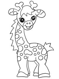 Giraffe Color Pages Free Coloring Pages For You And Old