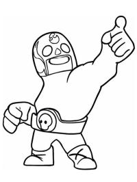 Brawl Stars Color Pages Free Coloring Pages For You And Old - foto do primo do brawl stars