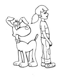 Inspector Gadget, Penny and dog brain Coloring Page | 1001coloring.com