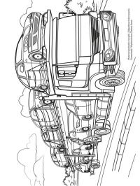 Mercedes Benz Truck Coloring Page 1001coloring Com