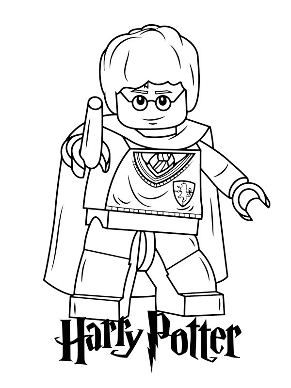 Lego Harry Potter Coloring Page | 1001coloring.com